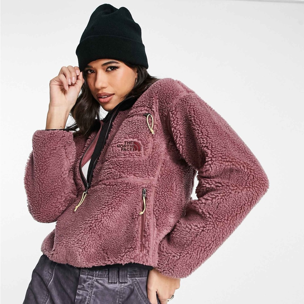 The North Face Women's Extreme Pile Pullover Mauve Sz medium
